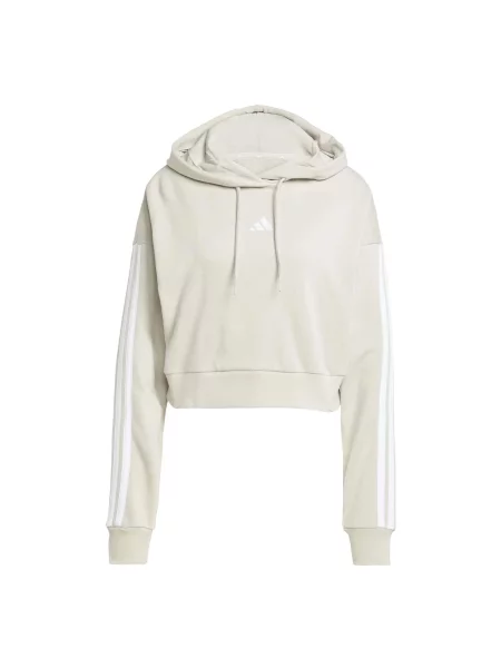 Bluza Adidas Sport W 3S Ft Cro Hd szara