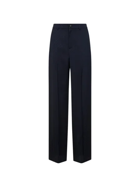 Pantaloni Gucci din jacard albastru