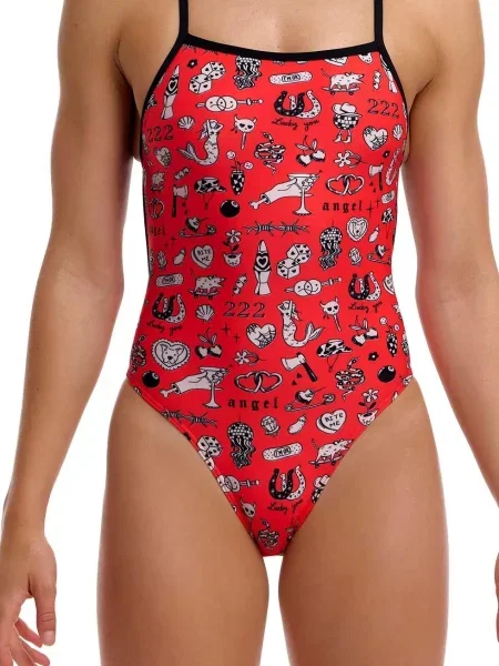 Strój kąpielowy Funkita czerwony