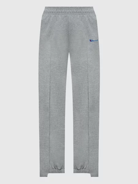Меланжеві спортивні штани Vetements сірі