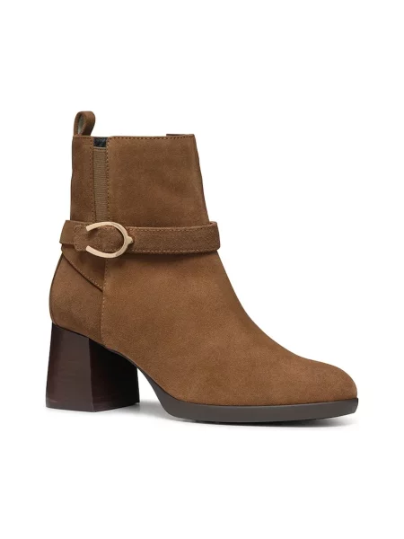 Geox Členková obuv D Walk Pleasure 55 hnedá