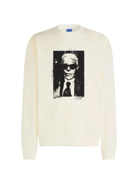 Geacă de blugi Karl Lagerfeld alb