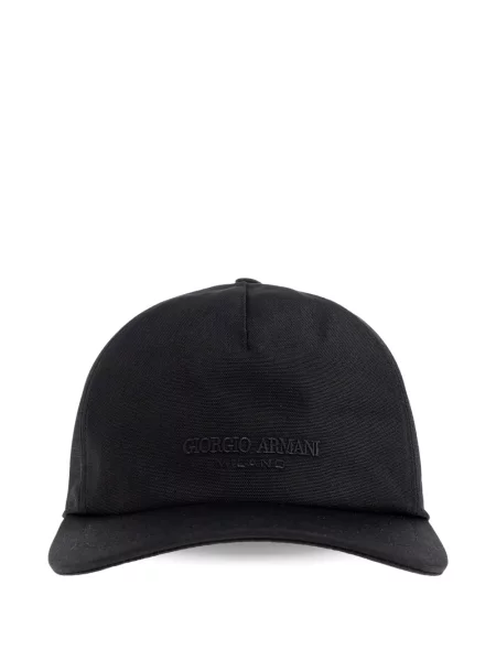 Șapcă Giorgio Armani cu autograf negru