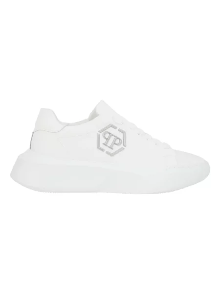 Sneakersy Philipp Plein skórzane chunky białe