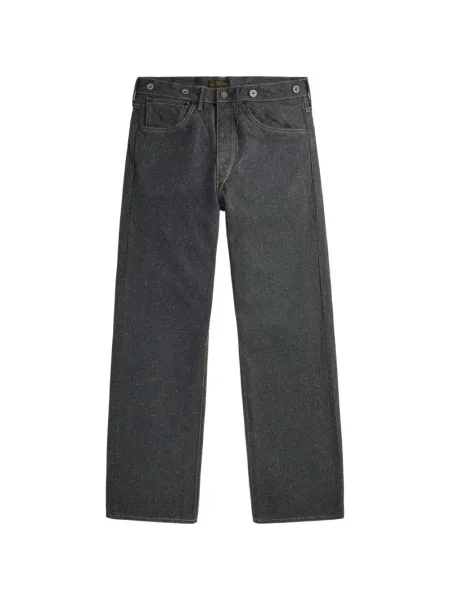 Blugi Ralph Lauren Rrl cu cataramă albastru