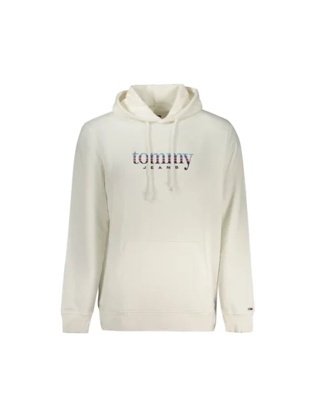 Bluza z kapturem Tommy Hilfiger z kapturem biała