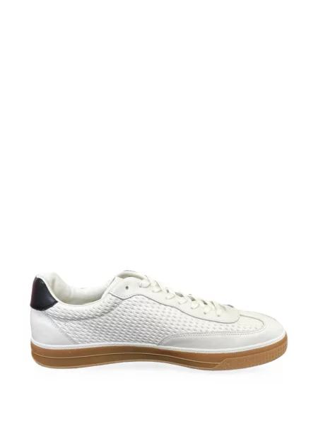 Sneakerși Tommy Hilfiger cu șireturi din dantelă alb