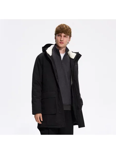 Reserved Parka s kapucí černý
