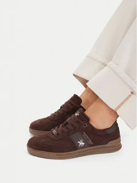 Sneakersy Beverly Hills Polo Club hnědé