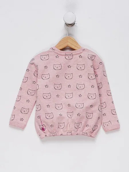 Свитшот Belly Button розовый