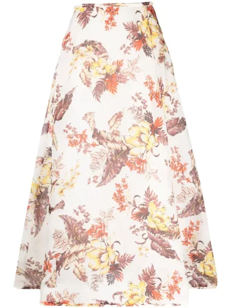 Fustă Zimmermann cu model floral cu imagine