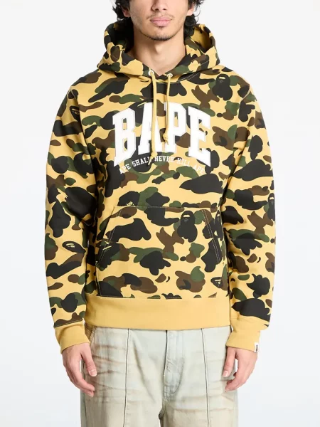 Суичър с качулка A Bathing Ape® жълто