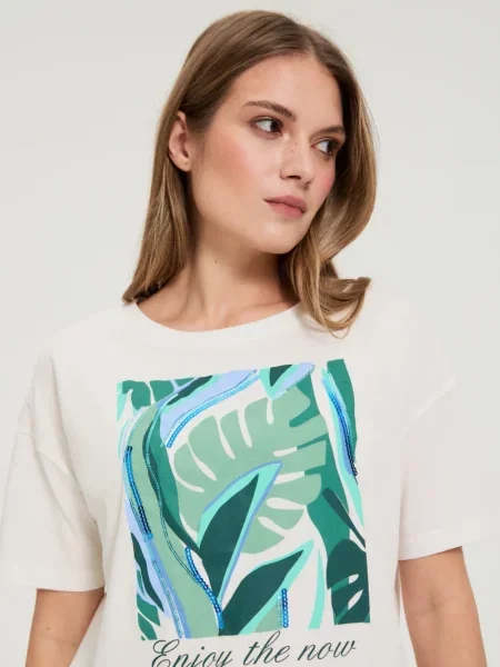 Tricou Marisse alb