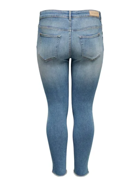ONLY Carmakoma Jeans denim albastru