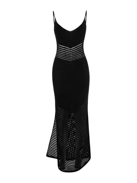 Trendyol Rochie de plaja negru