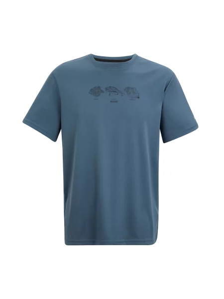 T-shirt Ilustracja Fingal niebieska