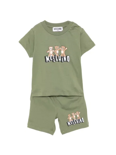 Szorty dziecięce Moschino zielone