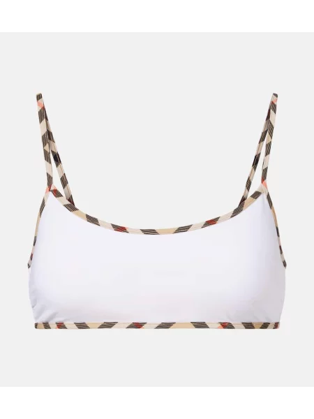 Bikini Burberry alb