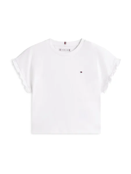 TOMMY HILFIGER Tričko ESSENTIAL' biela