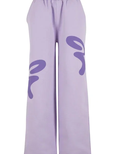 Felicious Pantaloni lila / mov închis