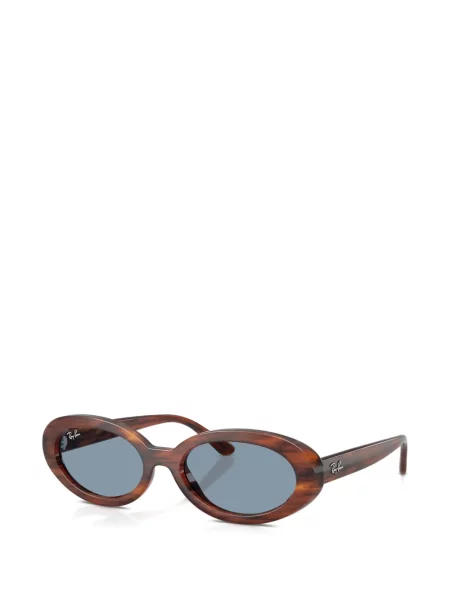 Ochelari de soare ovali Ray-ban maro