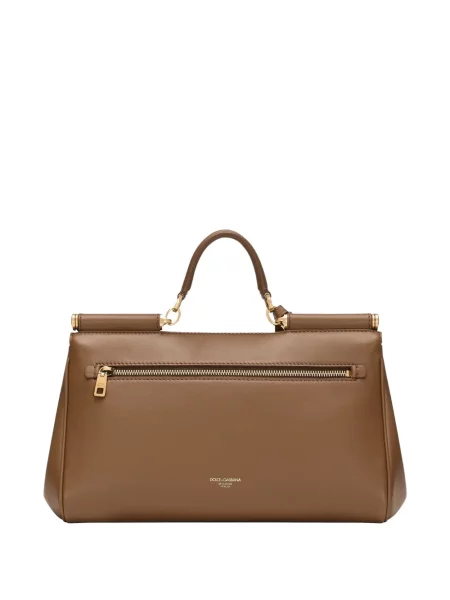 Geantă Dolce & Gabbana Sicily maro