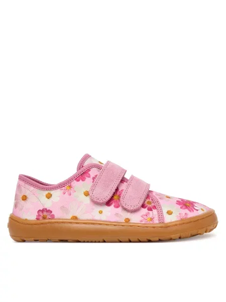 Naminės šlepetės Froddo Barefoot Canvas D rožinė