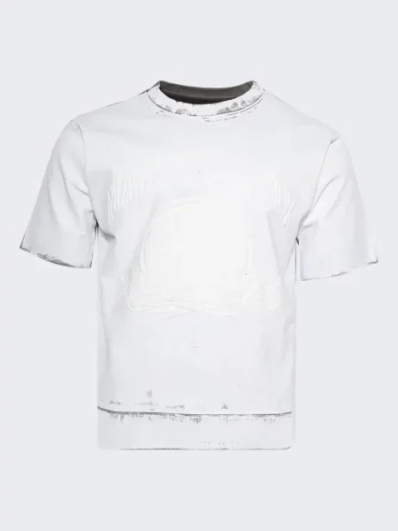 Tricou Mm6 Maison Margiela cu broderie