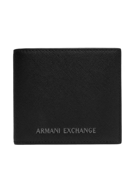 Armani Exchange Denarnica črna