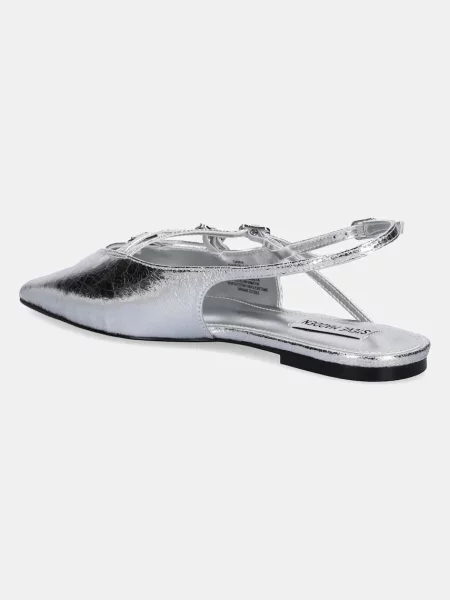 Балетки Steve Madden Cianna відкрита п'ята срібний