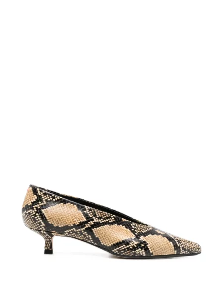 Pantofi cu toc Aeyde cu model piele de șarpe