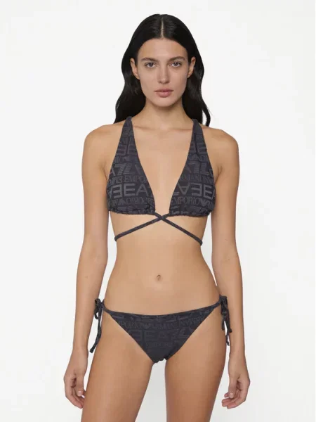 Plavky Emporio Armani šedé