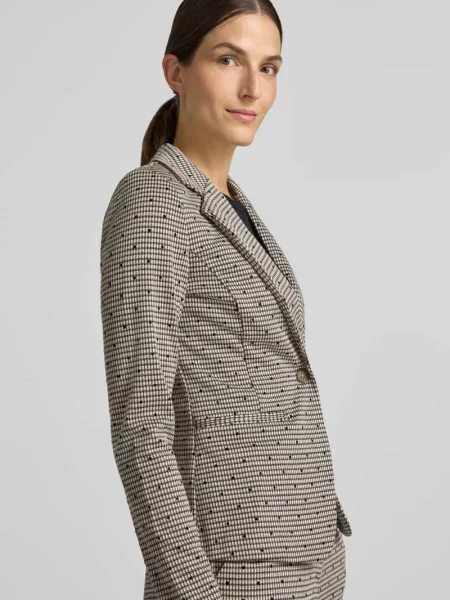 Żakiet o kroju slim fit z dodatkiem model Kate' Ichi