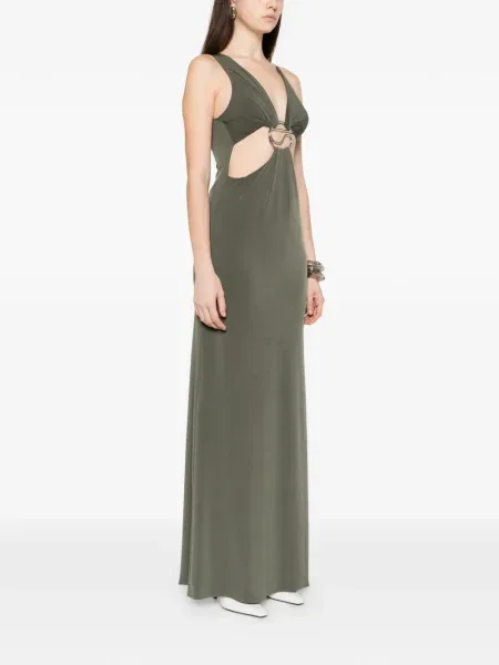 Rochie maxi Coperni de costum verde