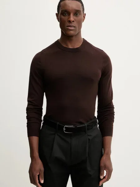 Paul Smith pulover de lână maro