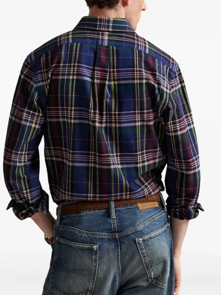 Ριγέ polo Polo Ralph Lauren με κουκούλα με αυτόγραφο λευκό