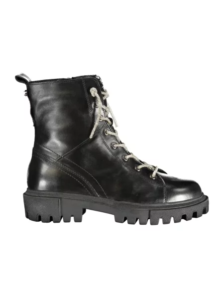 Buty do kostki Cafènoir skórzane czarne