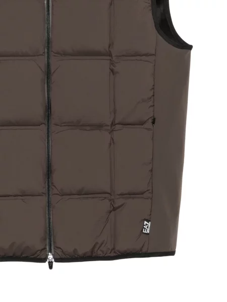 Matlasat vestă Ea7 Emporio Armani maro