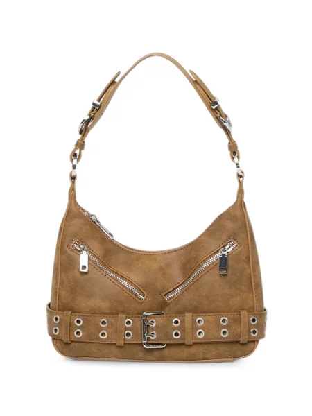 Cu centură geantă shopper Desigual maro