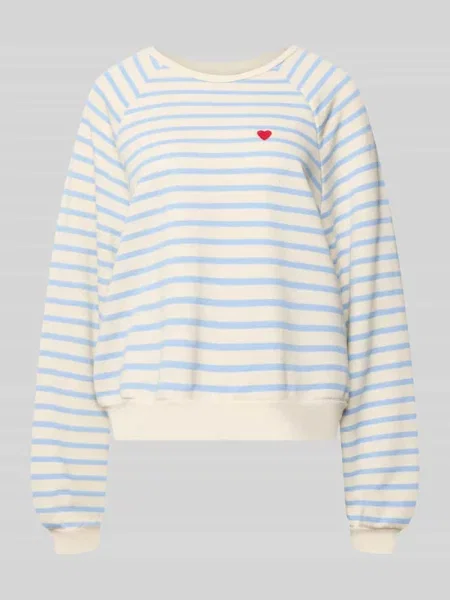 Bluza o kroju oversized z mieszanki bawełny model „GRETA” Pieces