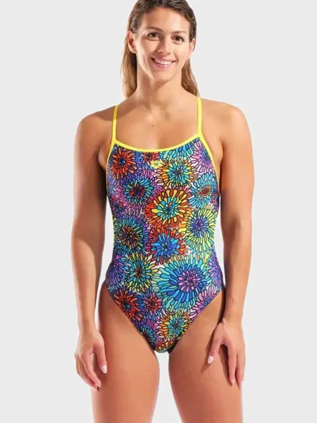 Суцільний купальник Arena з принтом