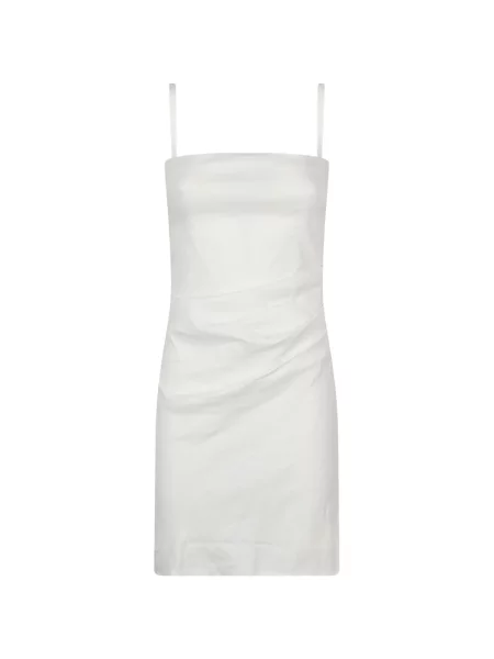 Rochie mini Anemos cu volane alb