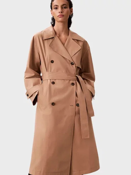 Класичний тренч Calvin Klein бежевий