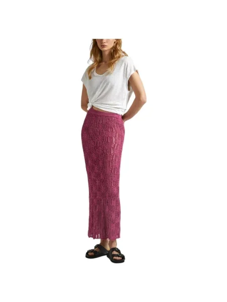 Denim ruha Pepe Jeans fehér
