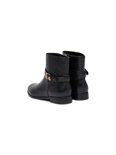 Členková obuv LAUREN RALPH LAUREN čierna