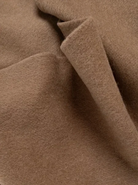 Fular Max Mara cu broderie maro