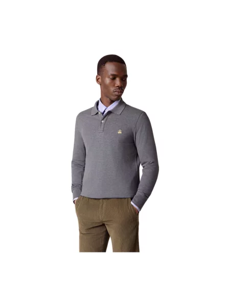 Koszulka polo Brooks Brothers szara