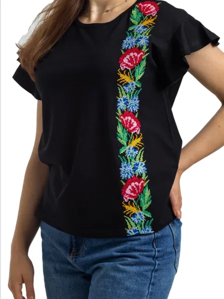 Вишита сорочка Folk Moda чорний