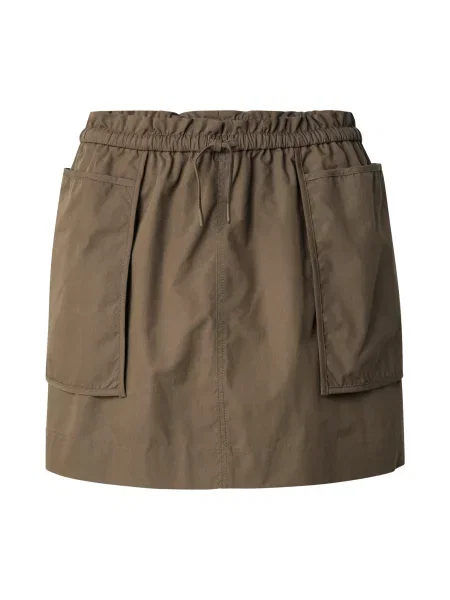 Samsoe Samsoe fustă SACRESS mini creion verde