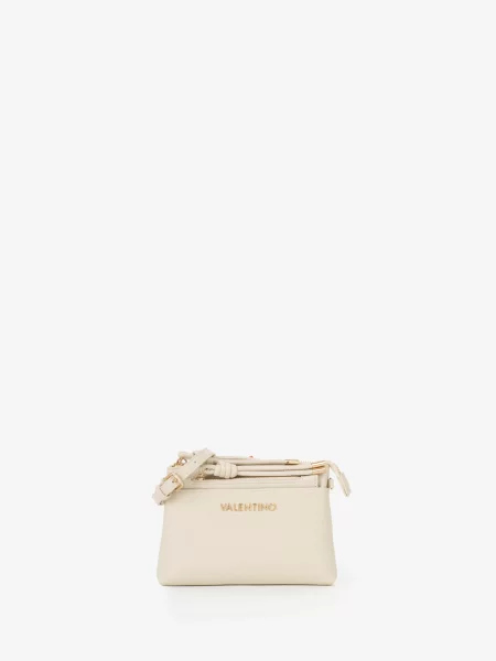 VALENTINO Portofel SAPHIRA ecru / auriu